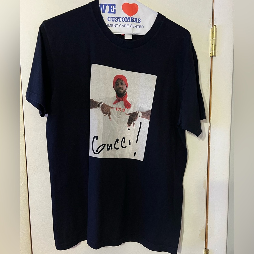 Gucci mane supreme collab tshirt. Excellent condition. large